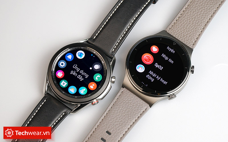 Đồng hồ Huawei Watch GT 2 Pro và Samsung Galaxy Watch 3