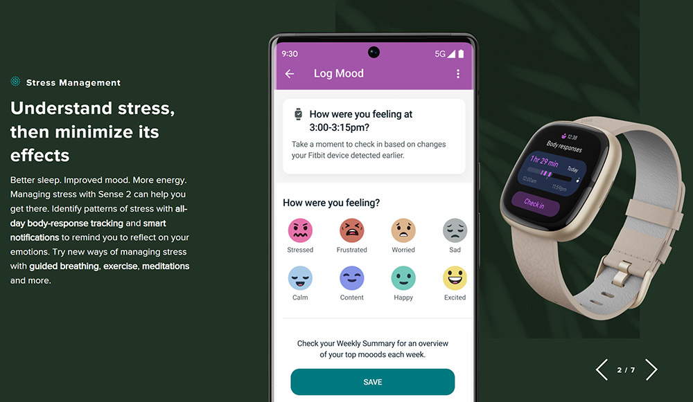 Fitbit Sense 2 | Techwear.vn