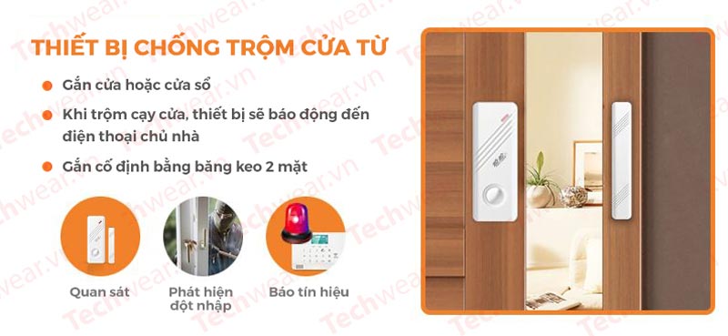 hệ thống chống trộm cửa từ