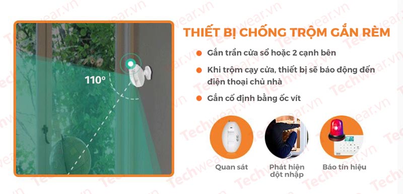 thiết bị chống trộm cảm biến