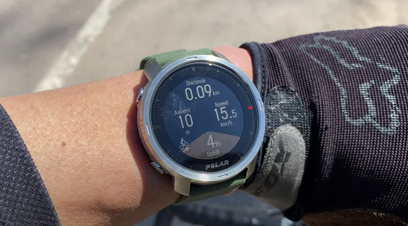 Tính năng Hill Splitter trên Polar Grit X