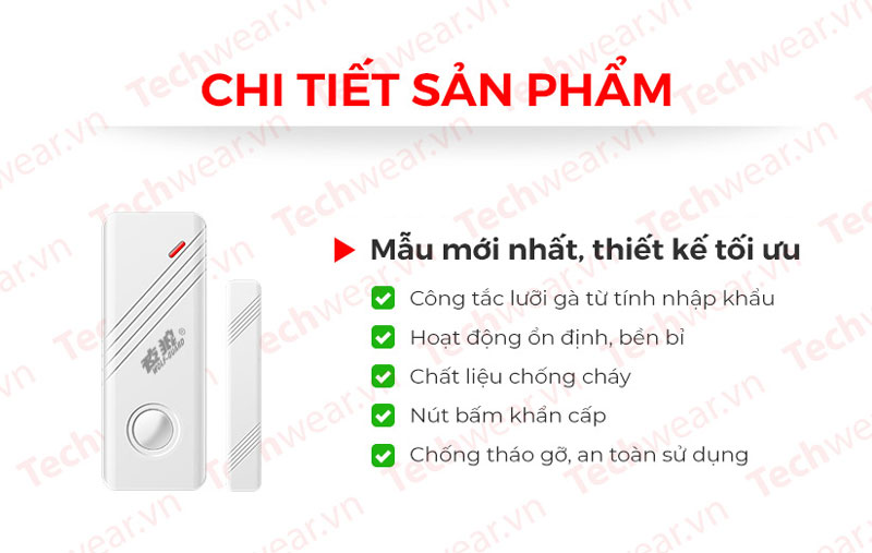 thiết bị chống trộm gắn cửa TWMC 03