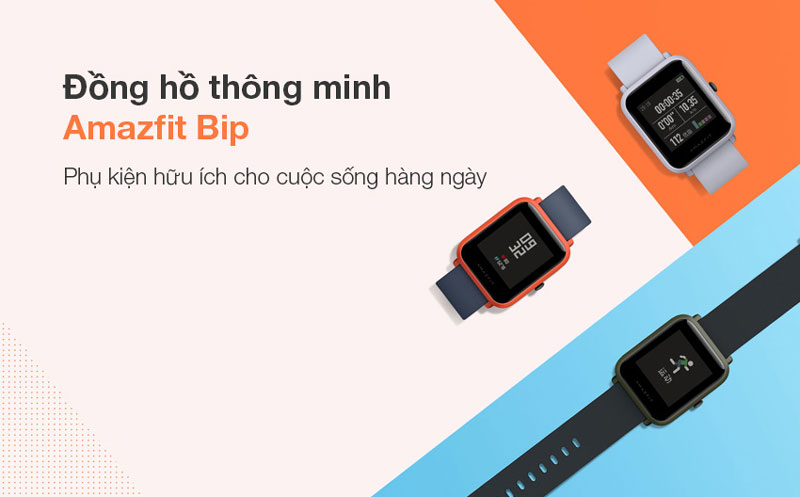 Xiaomi Amazfit Bip - đồng hồ thể thao pin trâu nhất bạn nên sử dụng