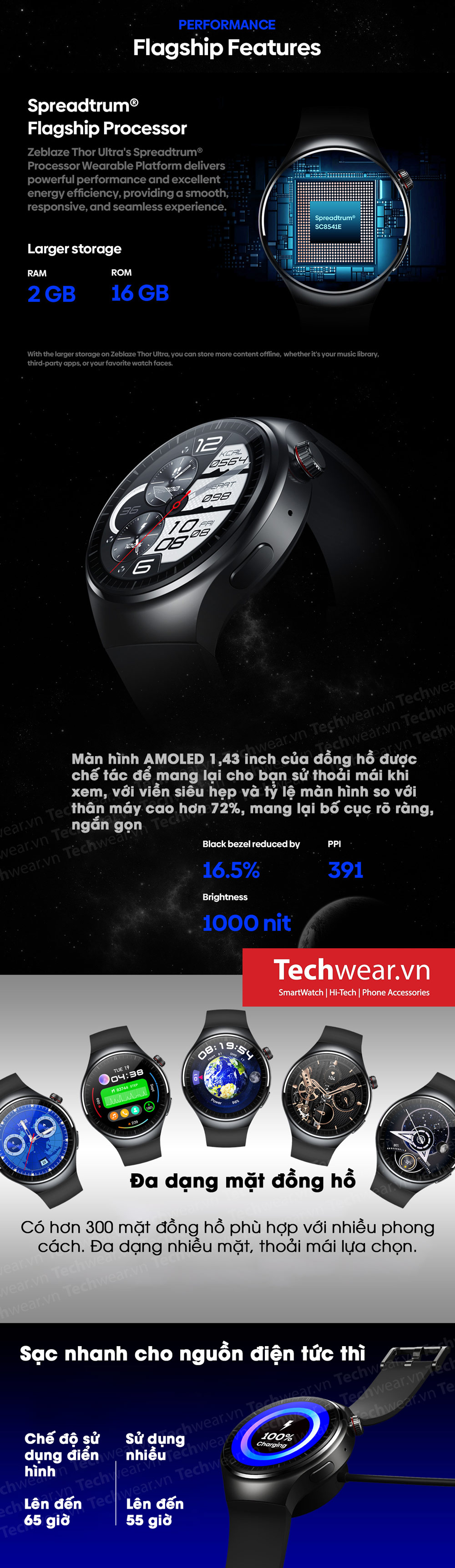 Đồng hồ thông minh Zeblaze Thor Ultra