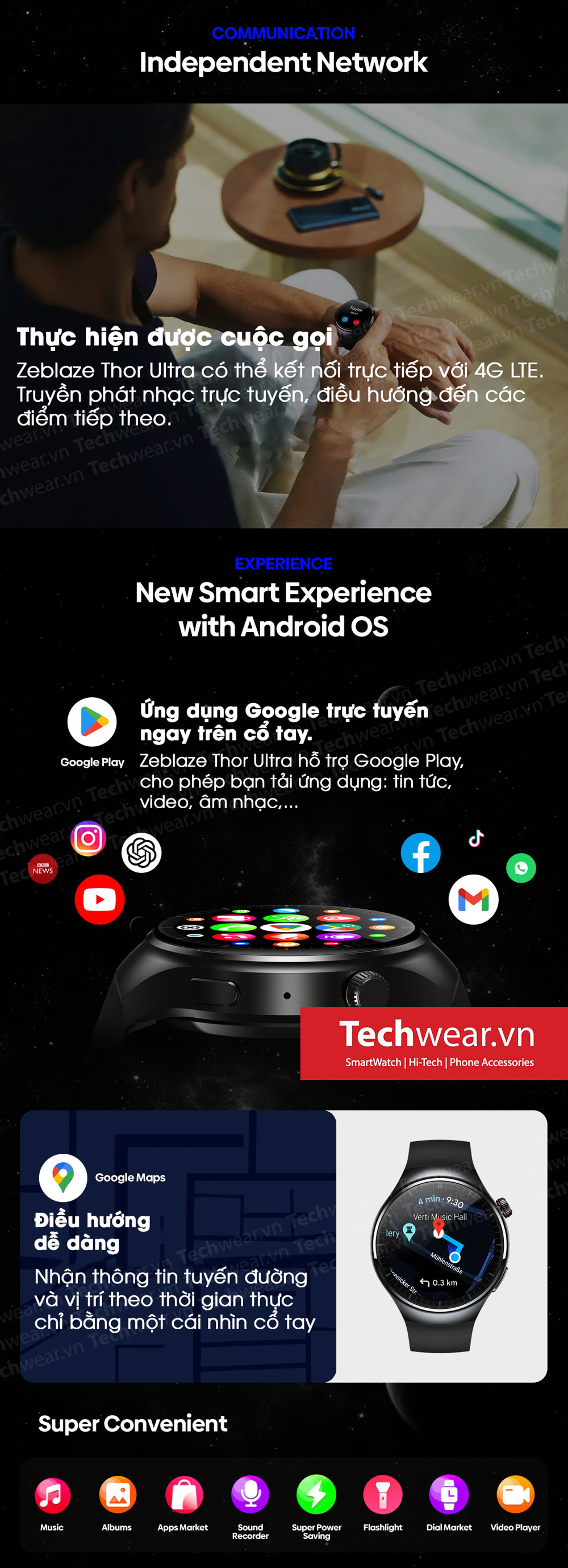 Đồng hồ thông minh Zeblaze Thor Ultra