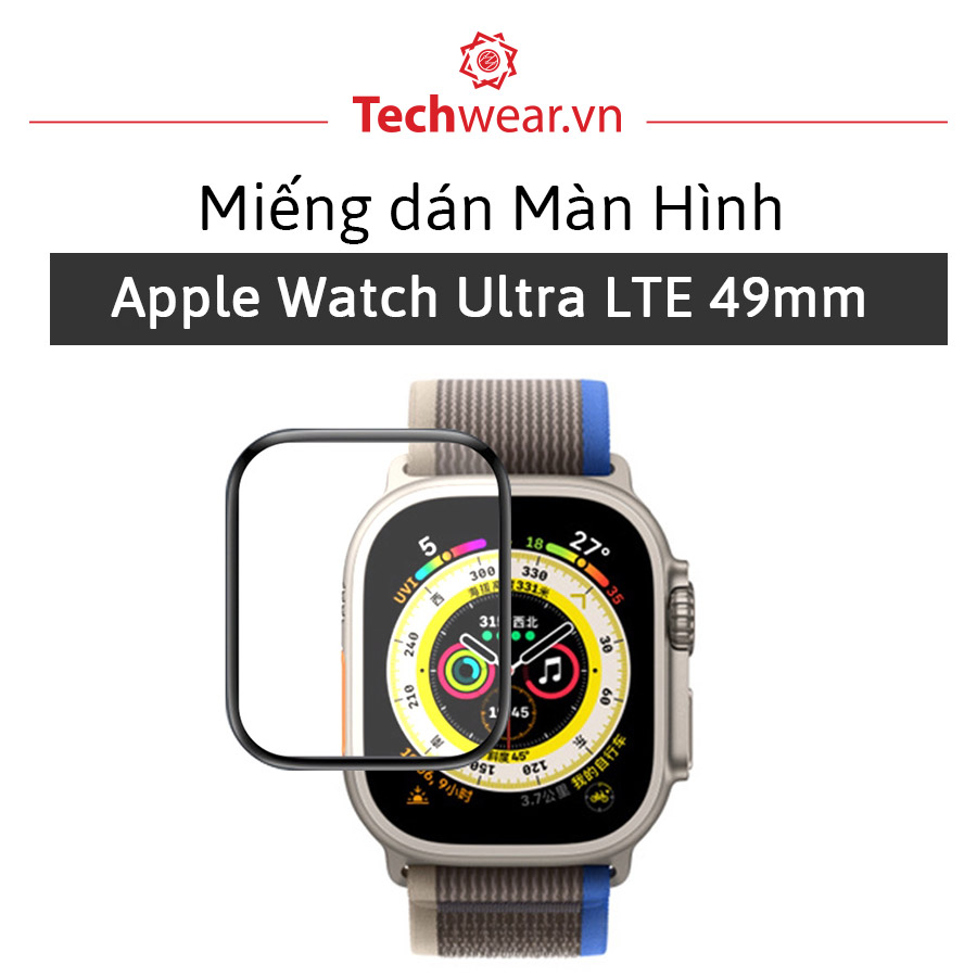 Miếng dán bảo vệ màn hình Apple Watch Ultra LTE 49mm