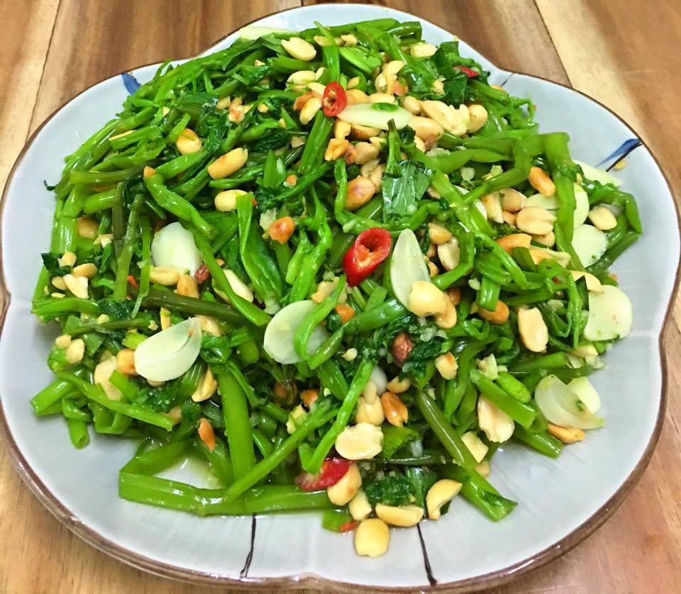Cách làm nộm rau muống giòn ngon