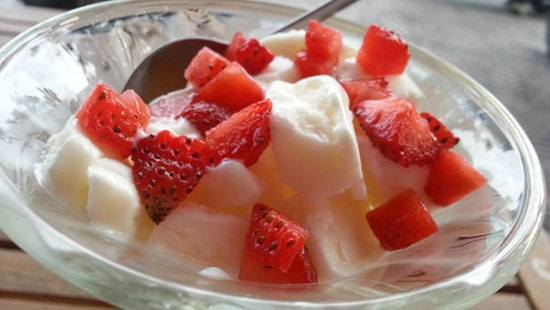 Cách làm sữa chua dẻo mix vị