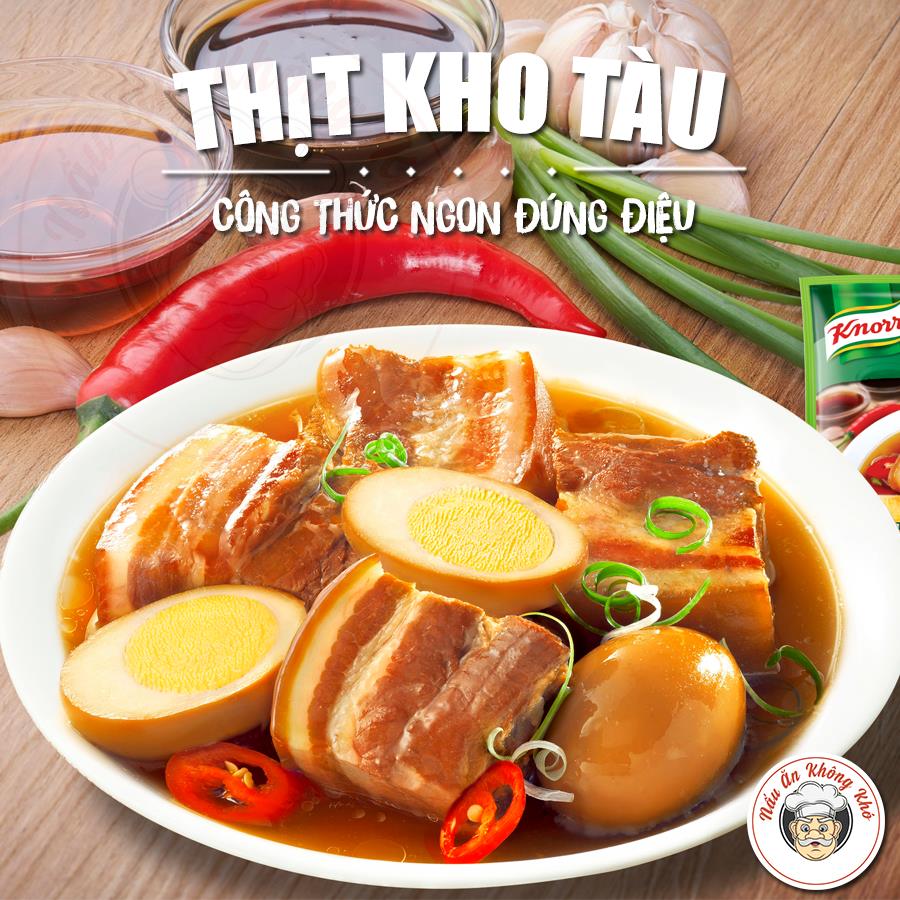 Cách làm món thịt kho tàu cho bữa ăn tròn vị