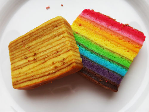 Hướng Dẫn Làm Bánh rainbow kueh lapis indonesia