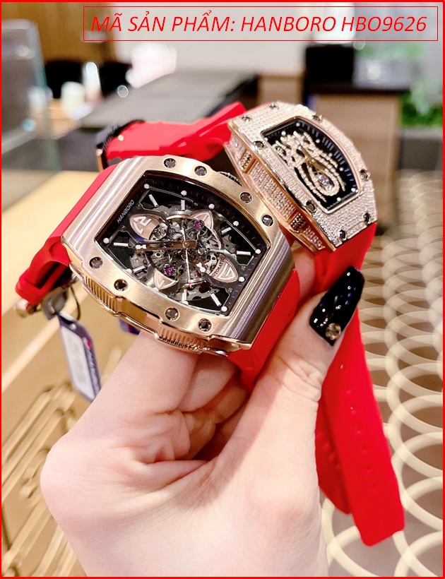 dong-ho-cap-doi-hanboro-automatic-mat-oval-rose-gold-day-cao-su-do-timesstore-vn
