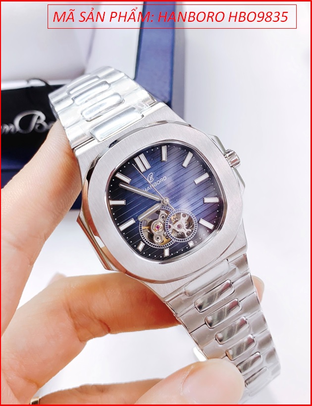 dong-ho-cap-doi-hanboro-tua-patek-philippe-mat-xanh-day-kim-loai-timesstore-vn