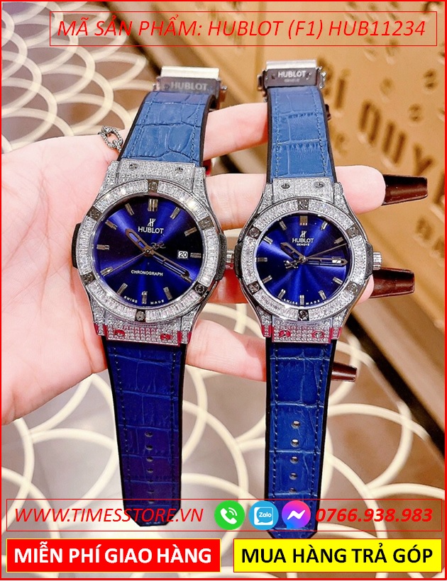 dong-ho-cap-doi-hublot-f1-chronograph-dinh-da-swarovski-sillicone-xanh-navy-timesstore-vn