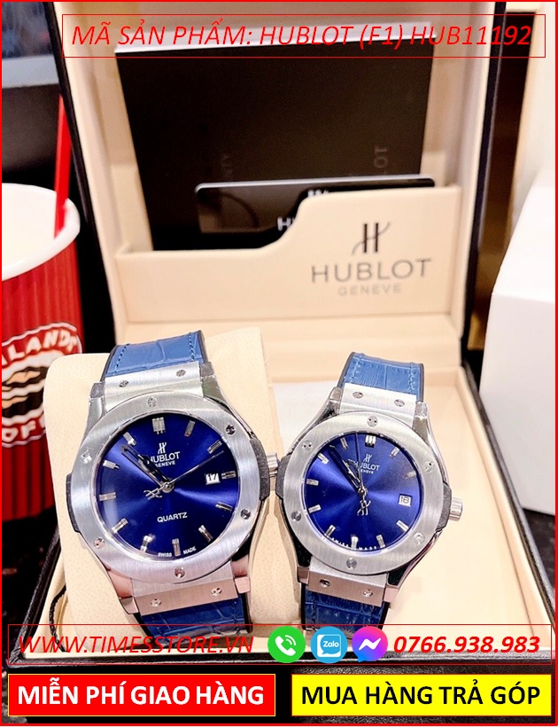 dong-ho-cap-doi-hublot-f1-mat-tron-day-da-xanh-duong-timesstore-vn