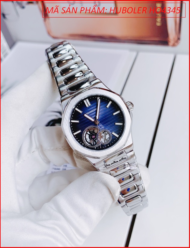 dong-ho-cap-doi-huboler-by-hanboro-automatic-tua-patek-philippe-mat-vuong-xanh-day-kim-loai-silver-chinh-hang-dep-gia-re-timesstore-vn