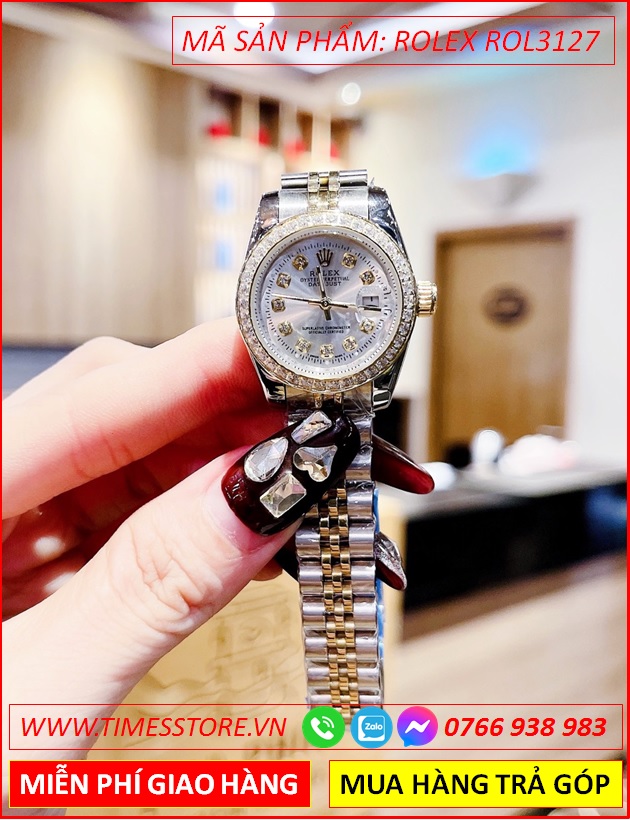 dong-ho-cap-doi-rolex-f1-mat-trang-dinh-da-day-demi-vang-gold-timesstore-vn