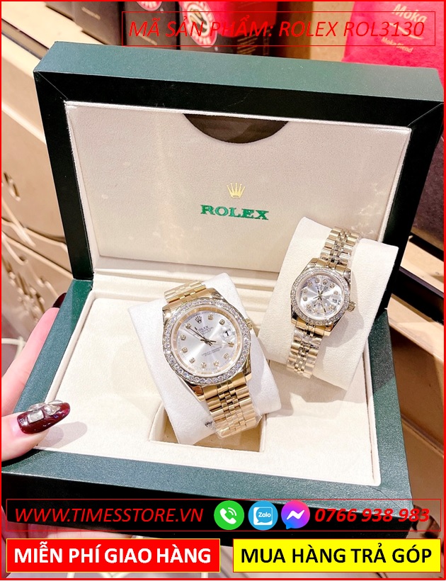 dong-ho-cap-doi-rolex-f1-mat-trang-dinh-da-day-full-vang-gold-timesstore-vn