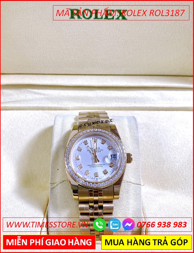 dong-ho-cap-doi-rolex-f1-mat-trang-dinh-da-day-vang-gold-timesstore-vn