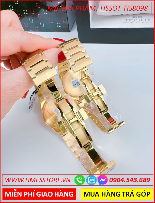 dong-ho-cap-doi-tissot-prx-mat-tron-day-kim-loai-vang-gold-timesstore-vn