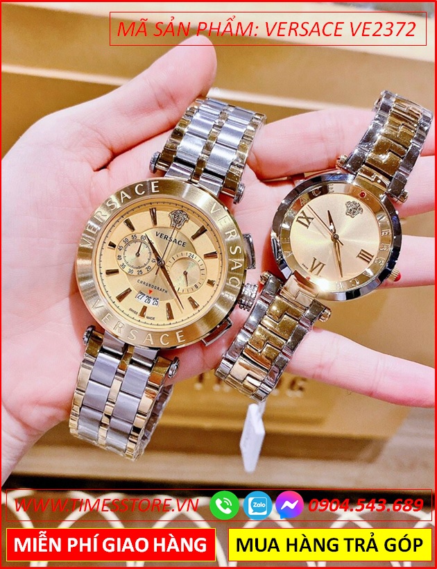 dong-ho-cap-doi-versace-chronograph-mat-vang-gold-day-demi-timesstore-vn