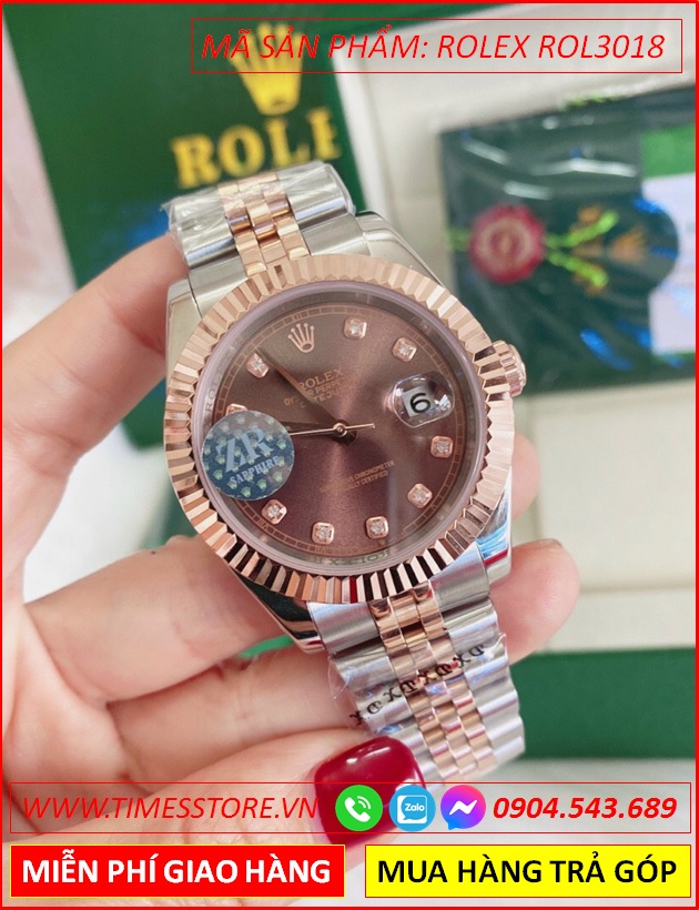 dong-ho-nam-rolex-sieu-cap-replica-1-1-mat-nau-nien-khia-day-demi-rose-gold-dep-gia-re-timesstore-vn