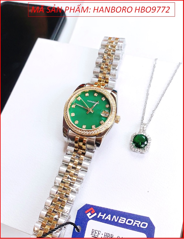dong-ho-hanboro-mat-xanh-la-dinh-da-day-demi-timesstore-vn