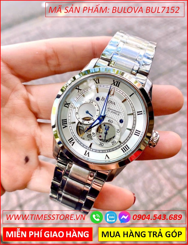 dong-ho-nam-bulova-automatic-mat-trang-lo-may-day-kim-loai-timesstore-vn