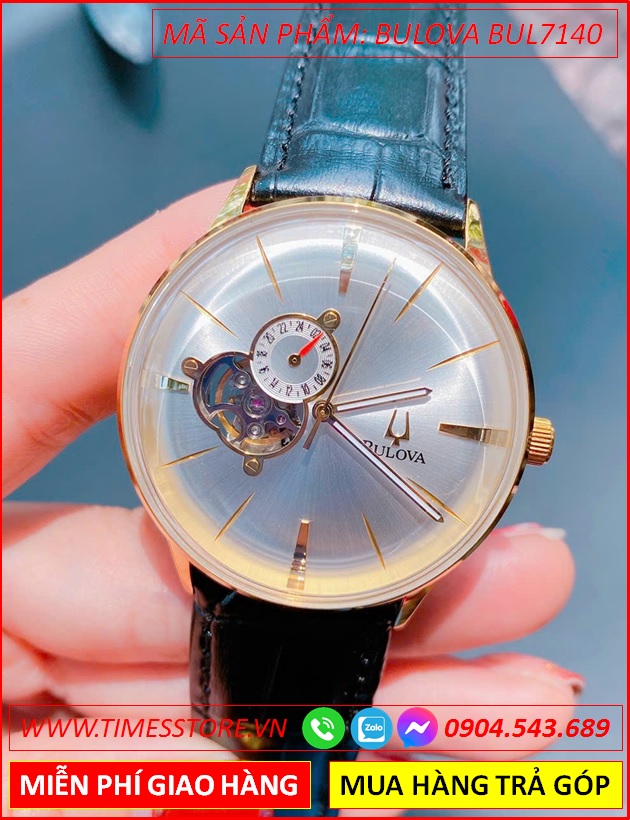 dong-ho-nam-bulova-automatic-mat-trang-lo-tim-day-da-timesstore-vn