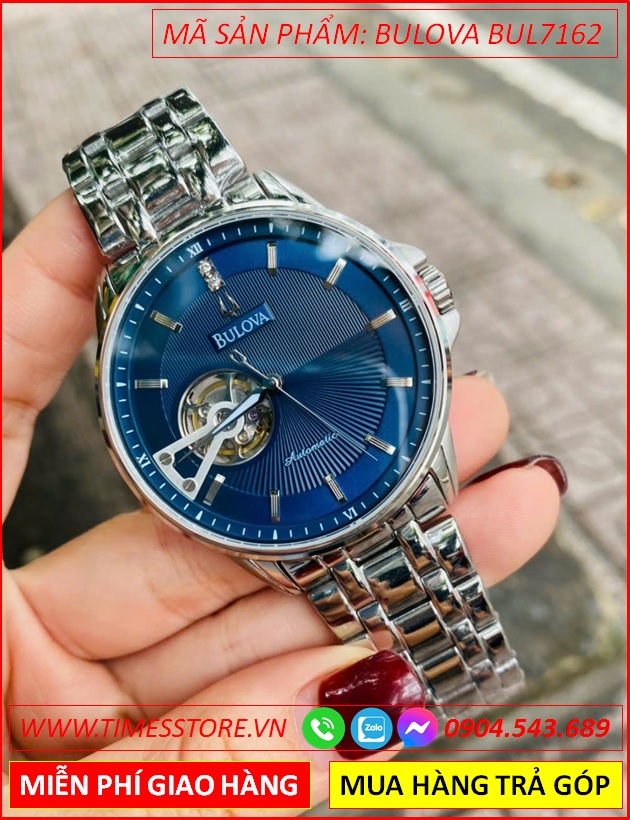 dong-ho-nam-bulova-automatic-mat-xanh-day-kim-loai-timesstore-vn