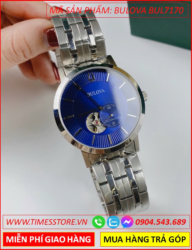 dong-ho-nam-bulova-automatic-mat-xanh-day-kim-loai-timesstore-vn