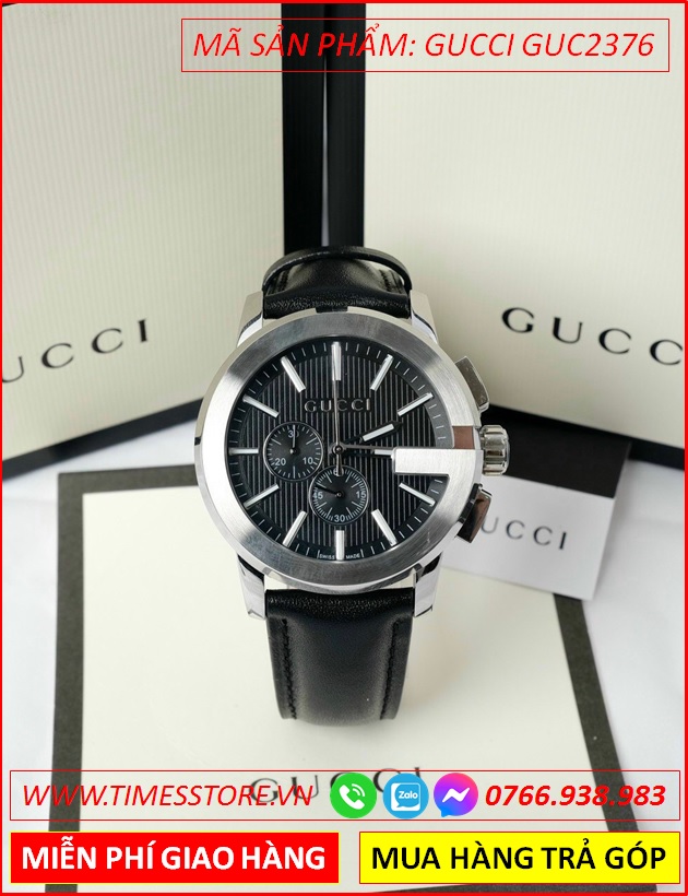 dong-ho-nam-gucci-chrono-mat-tron-den-day-da-timesstore-vn