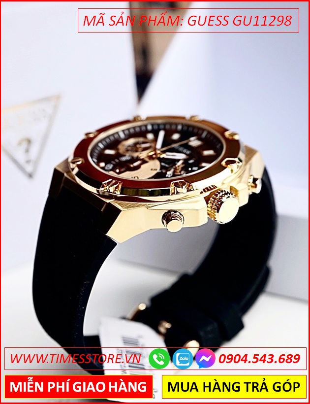 dong-ho-nam-guess-the-thao-chronograph-vang-gold-luxury-day-silicone-dep-gia-re-timesstore-vn