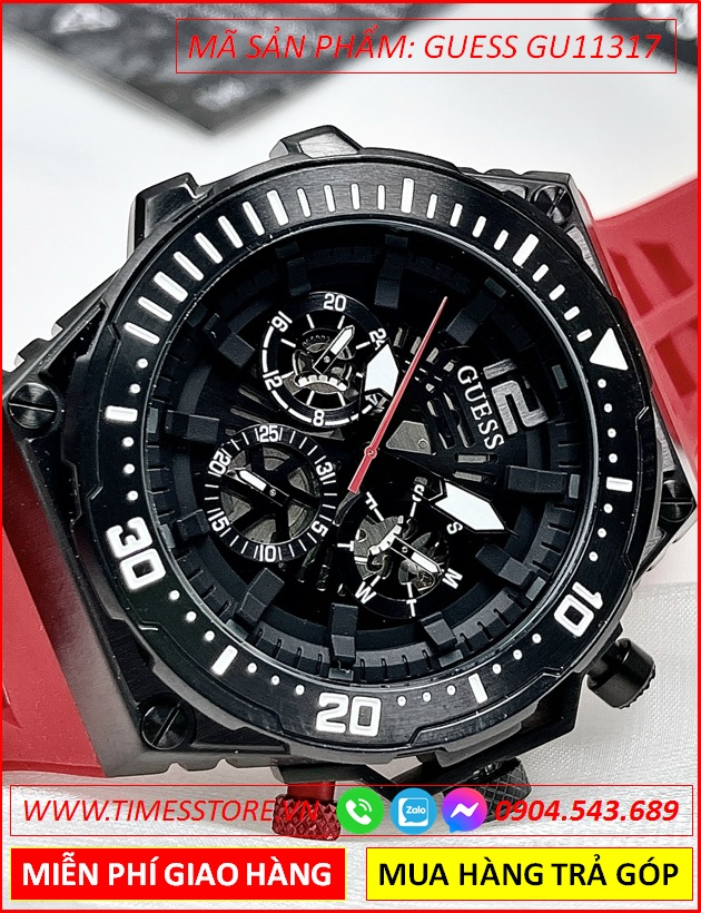 dong-ho-nam-guess-mat-tron-chronograph-the-thao-day-silicone-do-dep-gia-re-timesstore-vn