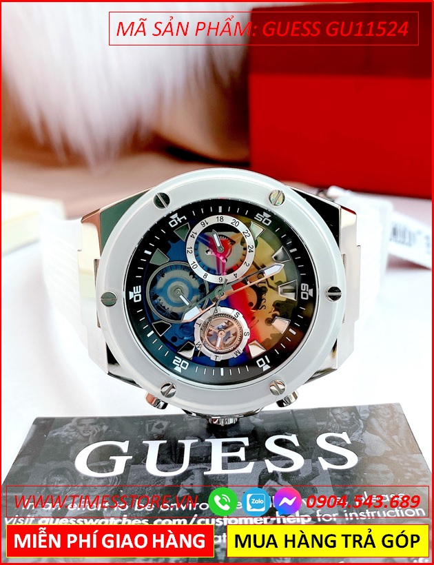 dong-ho-nam-guess-multi-color-day-sillicone-trang-timesstore-vn