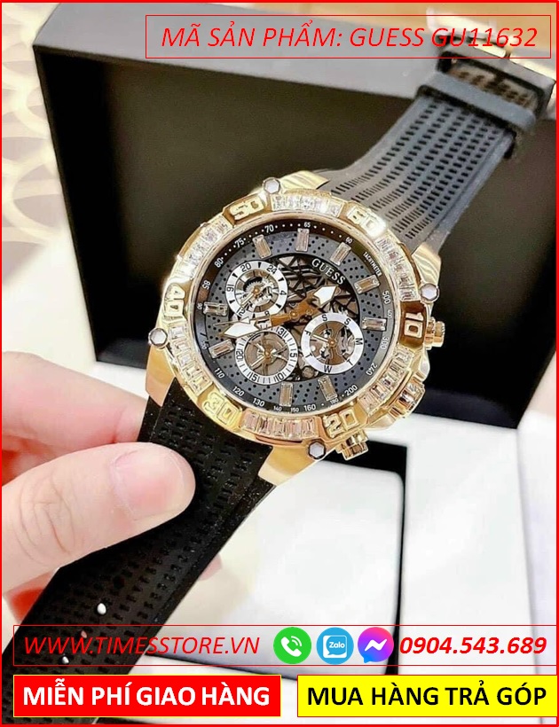 dong-ho-nam-guess-tachymeter-mat-chronograph-dinh-da-vang-gold-day-sillicone-timesstore-vn