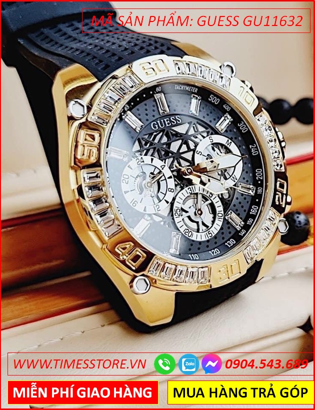 dong-ho-nam-guess-tachymeter-mat-chronograph-dinh-da-vang-gold-day-sillicone-timesstore-vn