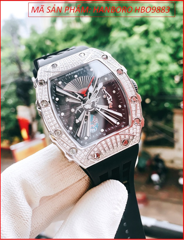 dong-ho-nam-hanboro-automatic-dinh-da-swarovski-lat-mat-day-sillicone-timesstore-vn