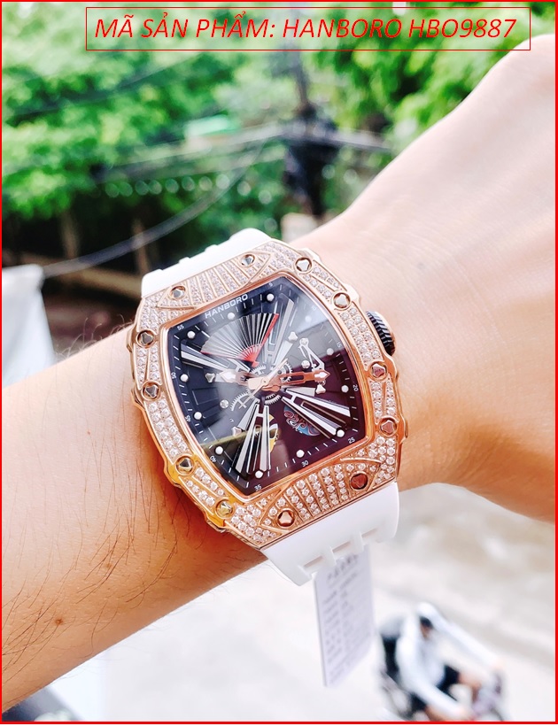 dong-ho-nam-hanboro-automatic-dinh-da-swarovski-rose-gold-lat-mat-sillicone-trang-timesstore-vn