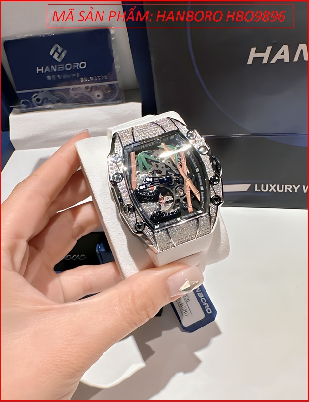 dong-ho-nam-hanboro-automatic-hoa-tiet-gau-truc-dinh-da-swarovski-sillicone-trang-timesstore-vn