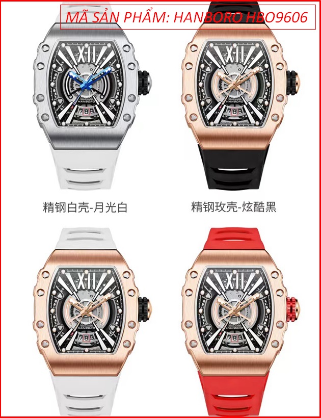 dong-ho-nam-hanboro-automatic-mat-oval-rose-gold-day-silicone-chinh-hang-dep-timesstore-vn