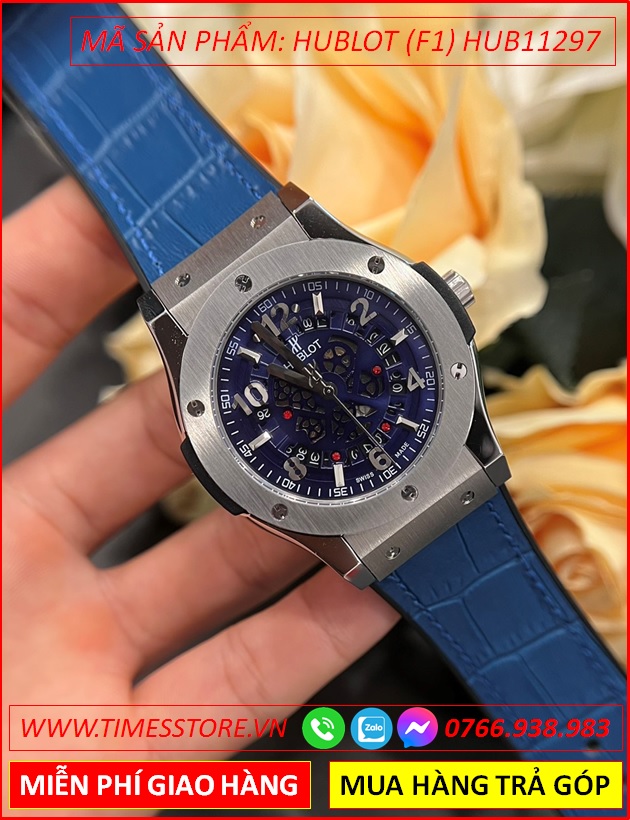 dong-ho-nam-hublot-f1-automatic-lo-may-da-boc-sillicone-xanh-timesstore-vn