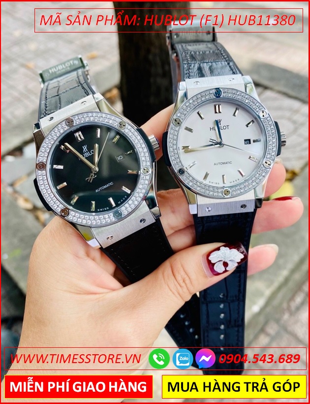 dong-ho-nam-hublot-f1-automatic-mat-trang-dinh-da-day-da-boc-sillicone-timesstore-vn