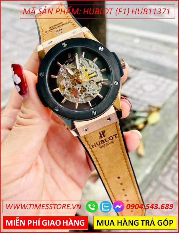 dong-ho-nam-hublot-f1-automatic-mat-tron-den-lo-co-day-da-nau-boc-silicone-timesstore-vn