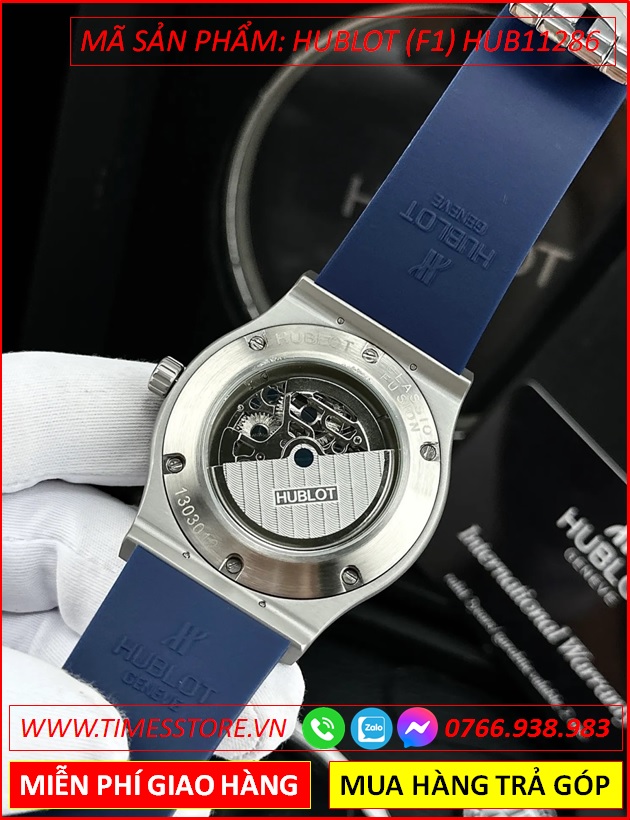 dong-ho-nam-hublot-f1-automatic-mat-tron-lo-may-day-sillicone-xanh-timesstore-vn