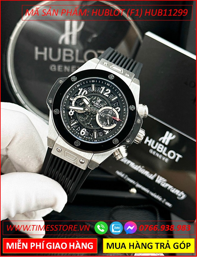 dong-ho-nam-hublot-f1-mat-chronograph-den-day-sillicone-timesstore-vn
