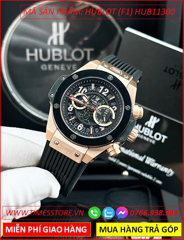 dong-ho-nam-hublot-f1-mat-chronograph-rose-gold-day-sillicone-timesstore-vn