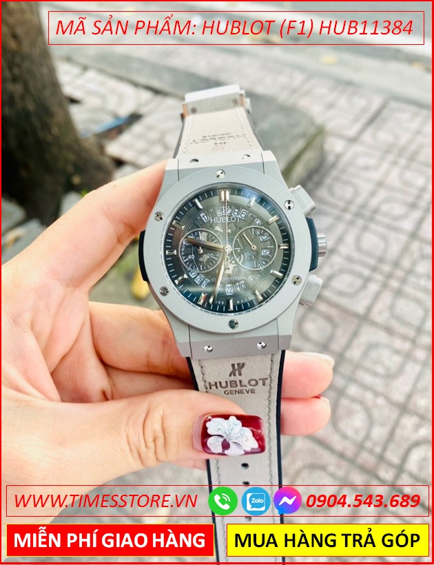 dong-ho-nam-hublot-f1-mat-tron-5-kim-day-da-xam-boc-sillicone-timesstore-vn