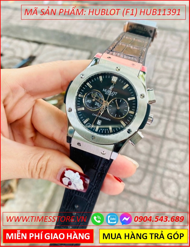 dong-ho-nam-hublot-f1-mat-tron-den-5-kim-day-da-boc-sillicone-timesstrore-vn