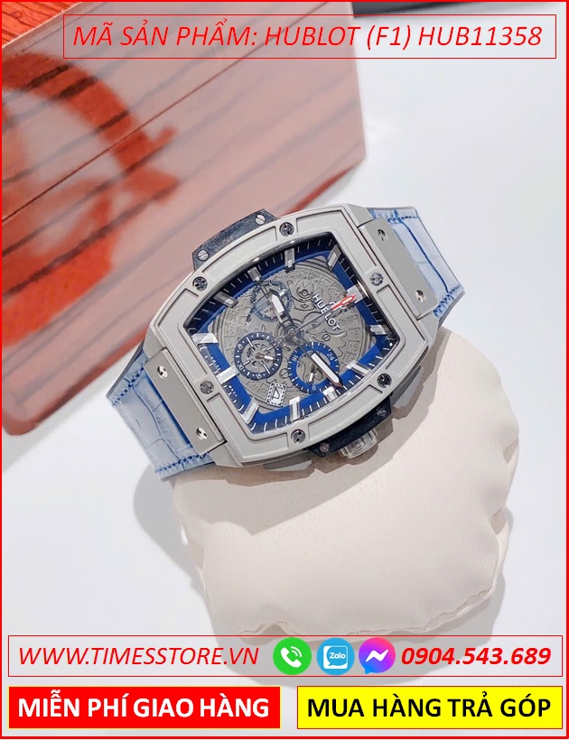 dong-ho-nam-hublot-f1-senna-champion-88-mat-chu-nhat-day-da-xanh-boc-silicone-timesstore-vn