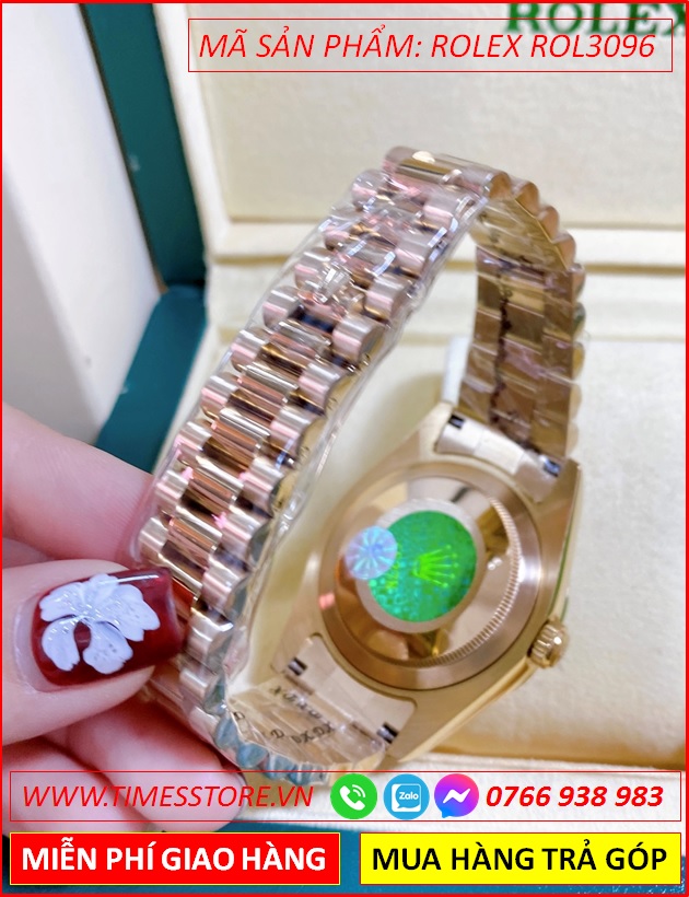 dong-ho-nam-rolex-f1-automatic-2-lich-mat-dinh-da-day-rose-gold-timesstore-vn